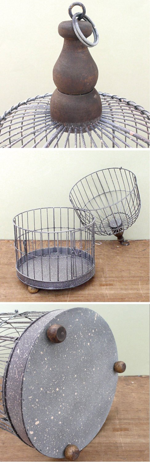 Amazon.co.jp: azi-azi ハンドメイド 鳥かご L ラウンド : DIY・工具